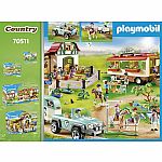 Country: Car with Pony Trailer 