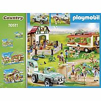 Country: Car with Pony Trailer 