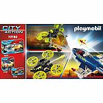 City Action: Police Jet with Drone