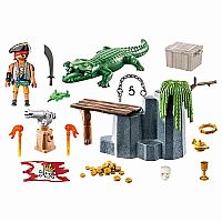 Pirates: Pirate with alligator - Retired