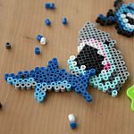 Sharks Perler Activity Kit