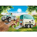 Country: Car with Pony Trailer 