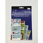 Gift Tags - Holiday Self-Adhesive Glitter