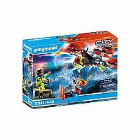 City Action: Diver Rescue with Drone