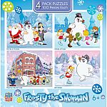 Frosty the Snowman Puzzle - 4 Pack.