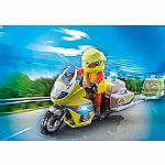 City Life: Rescue Motorcycle with Flashing Light