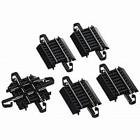 90 Degree Crossing with Steel Alloy Rails - HO Scale