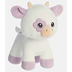 Floral Spring Cow Lila