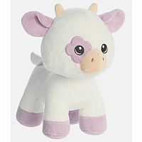Floral Spring Cow Lila