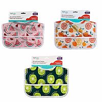 Bib with Food Catcher - Assorted