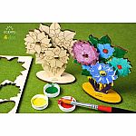 UGears Coloring Model - Bouquet
