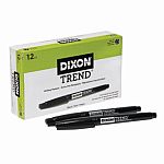 Dixon Trend - Synthetic Tip Pen, Box of 12