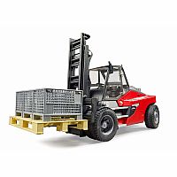 Linde HT160 Forklift w/ Pallet and 3 Pallet Cages