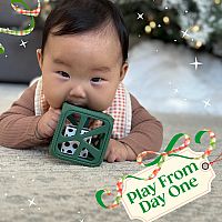 Munch Mitt & Chew Cube Holiday Gift Pack - Green 