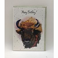 Hopper Studios Greeting Card - Buffalo - Birthday