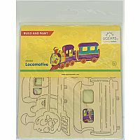 UGears Coloring Model - Locomotive 