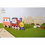 UGears Coloring Model - Locomotive