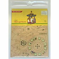 UGears Coloring Model - Merry-Go-Round 