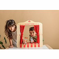 Wooden Tabletop Puppet Theater 