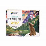 Wolf Soapstone Carving Kit.