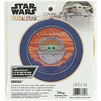 Grogu Cross Stitch Kit
