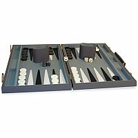 Backgammon - 18 inch Grey Vinyl Case