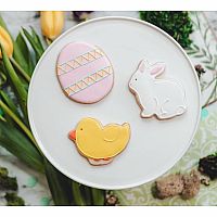 Set of 3 Spring Fling Cookie Cutters.