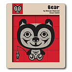 Wooden Tile Puzzle - Bear
