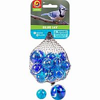 Mega Marbles - Blue Jay.