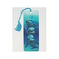 Dolphin Trio - 3D Bookmark.