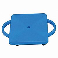 12 inch Scooter Board with Handles - Blue 