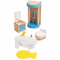 Family Bathroom Dollhouse Furniture