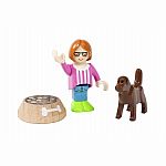 Girl and Dog - Retired.