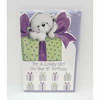 Birthday Card - Girl Age 8