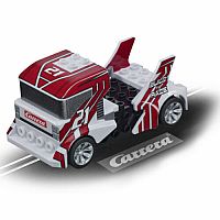 Carrera GO!!! Build n Race - Race Truck White 1/43 Slot Car  