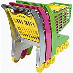 Mini Shopping Cart - Assorted Colours.