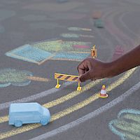 Cars and Trucks Chalk Set