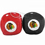 Chicago Blackhawks Fuzzy Dice