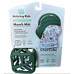 Munch Mitt & Chew Cube Holiday Gift Pack - Green 