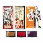 DIY Human Body Anatomy Stamp Set.