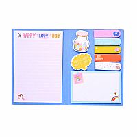 Side Notes Sticky Tab Note Set - Happy Days