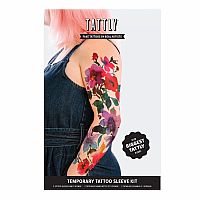 Painted Floral Temporary Tattoo Sleeve Kit - Tattly