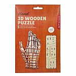 Hand - 3D Wooden Puzzle