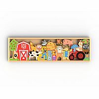 Farm A-Z Wood Puzzle & Playset 