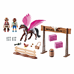 Playmobil: The Movie - Marla and Del with Flying Horse - Retired