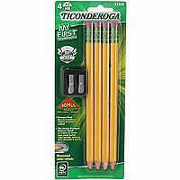 Ticonderoga - My First Ticonderoga with Bonus Sharpener