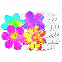 Color Diffusing Paper Flowers 