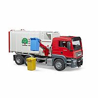 MAN TGS Side Loading Garbage Truck.