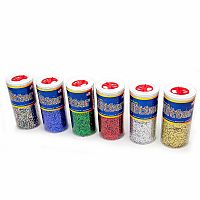 Glitter 4 oz - 6 Assorted Colours