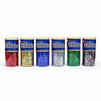 Glitter 4 oz - 6 Assorted Colours